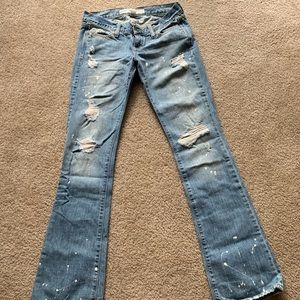 Abercrombie & Fitch distressed Jeans
